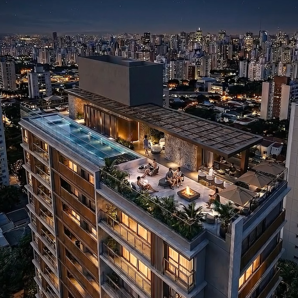 Produção de vídeos com IA para o lançamento imobiliário Brisea Moema, em Moema, São Paulo